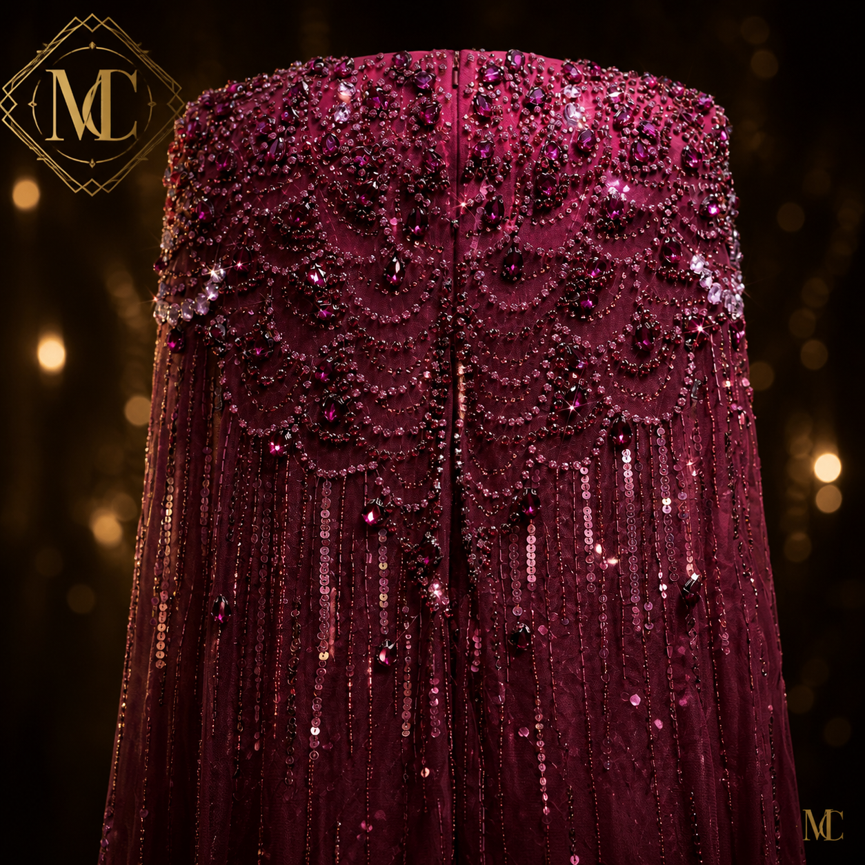 Luxury Dubai Sage Green Evening Dresses with Cape Fuchsia Crystal Gold Women Wedding Party Gowns SS399 Customized