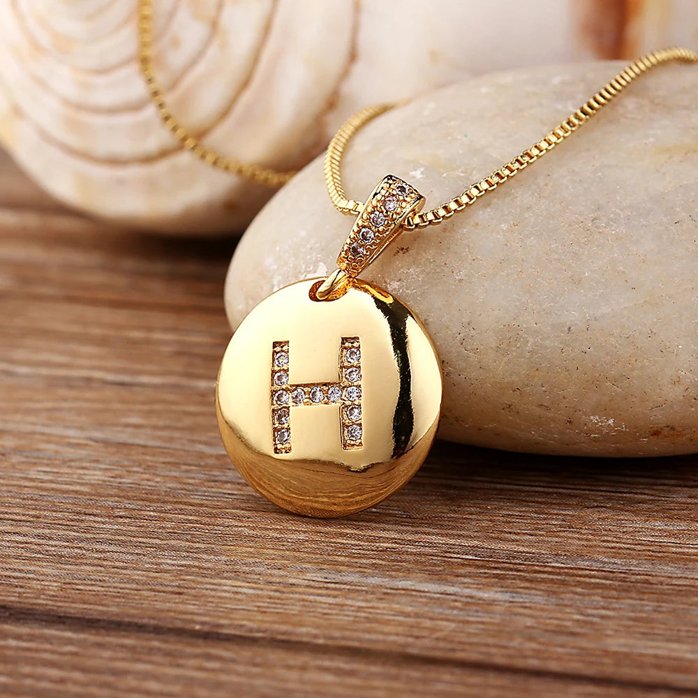 Nidin initial letter necklace by 𝕄𝕔 𝕋𝕙𝕖 𝔹𝕝𝕒𝕔𝕜 𝔻𝕚𝕒𝕞𝕠𝕟�
