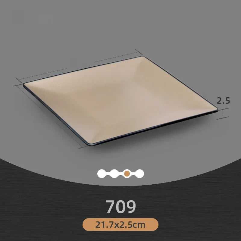 Rectangular melamine dinner plates by šš ššš š¹šššš š»šššš šļæ½