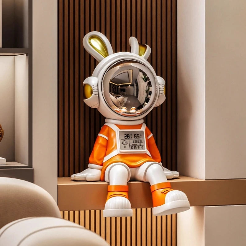 Astronaut Rabbit Sitting Desk Decoration Nordic Luxury Living Room Entrance TV Cabinet Decorative Figurines Housewarming Gift - ๐๐ฎ ๐๐๐ ๐น๐๐๐๐ ๐ป๐๐๐๐ ๐๐