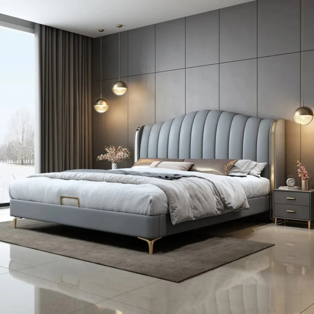 King size upholstered bed frame by ๐๐ฎ ๐๐๐ ๐น๐๐๐๐ ๐ป๐๐๐๐ ๐๏ฟฝ