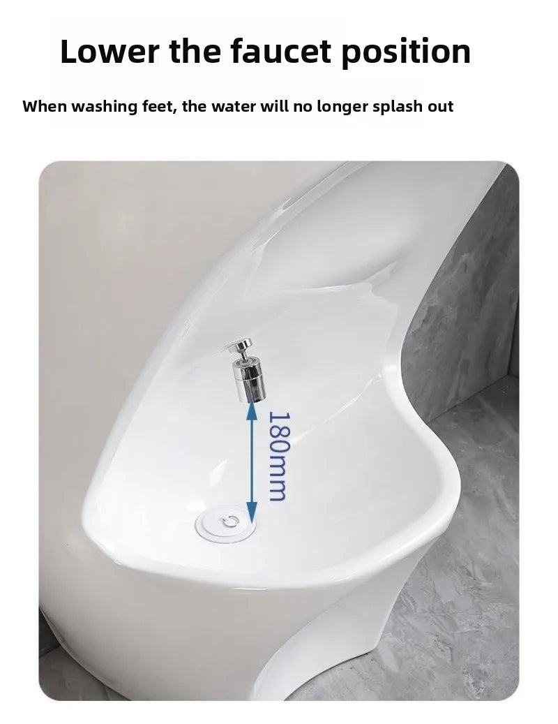 Wudu Basin Ceramic Wall Mounted Basin Floor Standing Footbath Muslim Wudu Foot Wash Basin - 𝕄𝕮 𝕋𝕙𝕖 𝔹𝕝𝕒𝕔𝕜 𝔻𝕚𝕒𝕞𝕠𝕟𝕕
