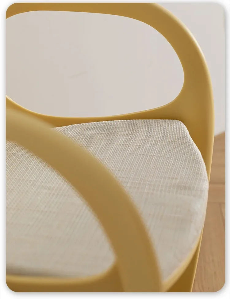 Nordic simple design art curved chair by 𝕄𝕔 𝕋𝕙𝕖 𝔹𝕝𝕒𝕔𝕜 𝔻𝕚𝕒𝕞𝕠𝕟