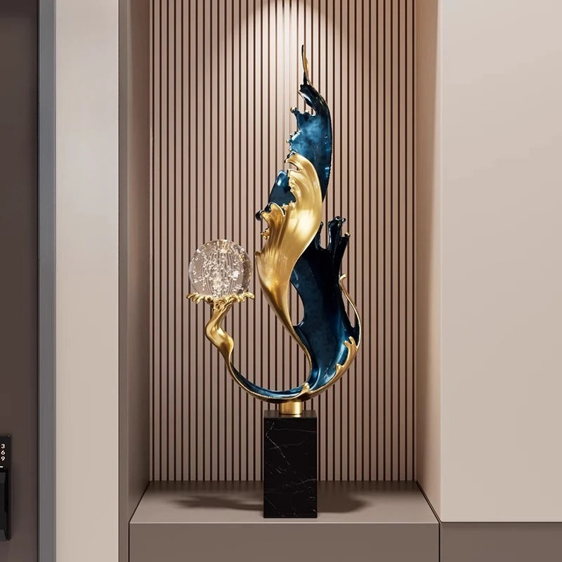 High End Atmosphere Home Accessories Metal Figurine Living Room Feng Shui Ornament Hotel Entrance Niche Office Desk Decoration - ๐๐ฎ ๐๐๐ ๐น๐๐๐๐ ๐ป๐๐๐๐ ๐๐
