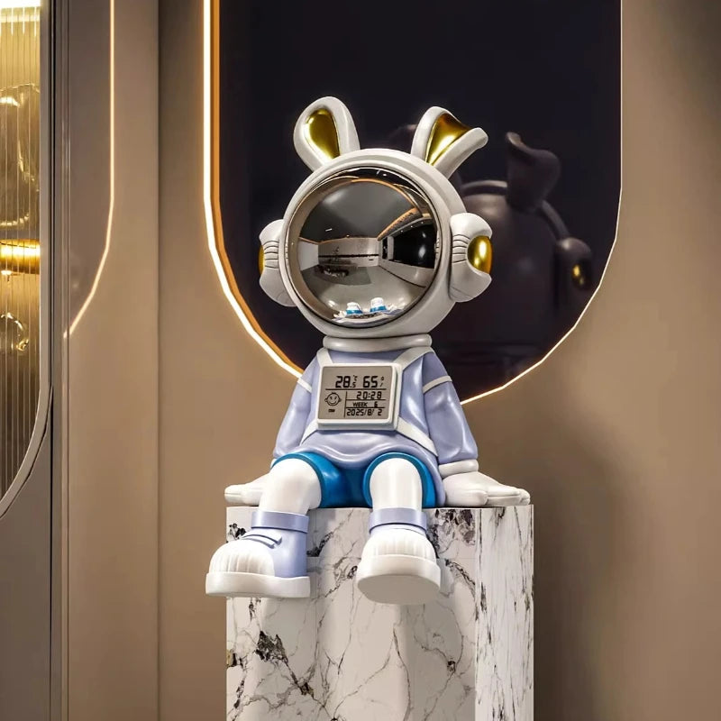 Astronaut Rabbit Sitting Desk Decoration Nordic Luxury Living Room Entrance TV Cabinet Decorative Figurines Housewarming Gift - ๐๐ฎ ๐๐๐ ๐น๐๐๐๐ ๐ป๐๐๐๐ ๐๐