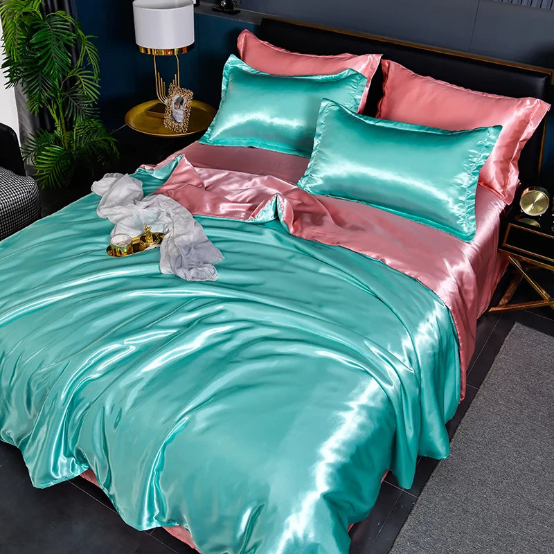 Double-sided color bedding set by 𝕄𝕔 𝕋𝕙𝕖 𝔹𝕝𝕒𝕔𝕜 𝔻𝕚𝕒𝕞𝕠𝕟�