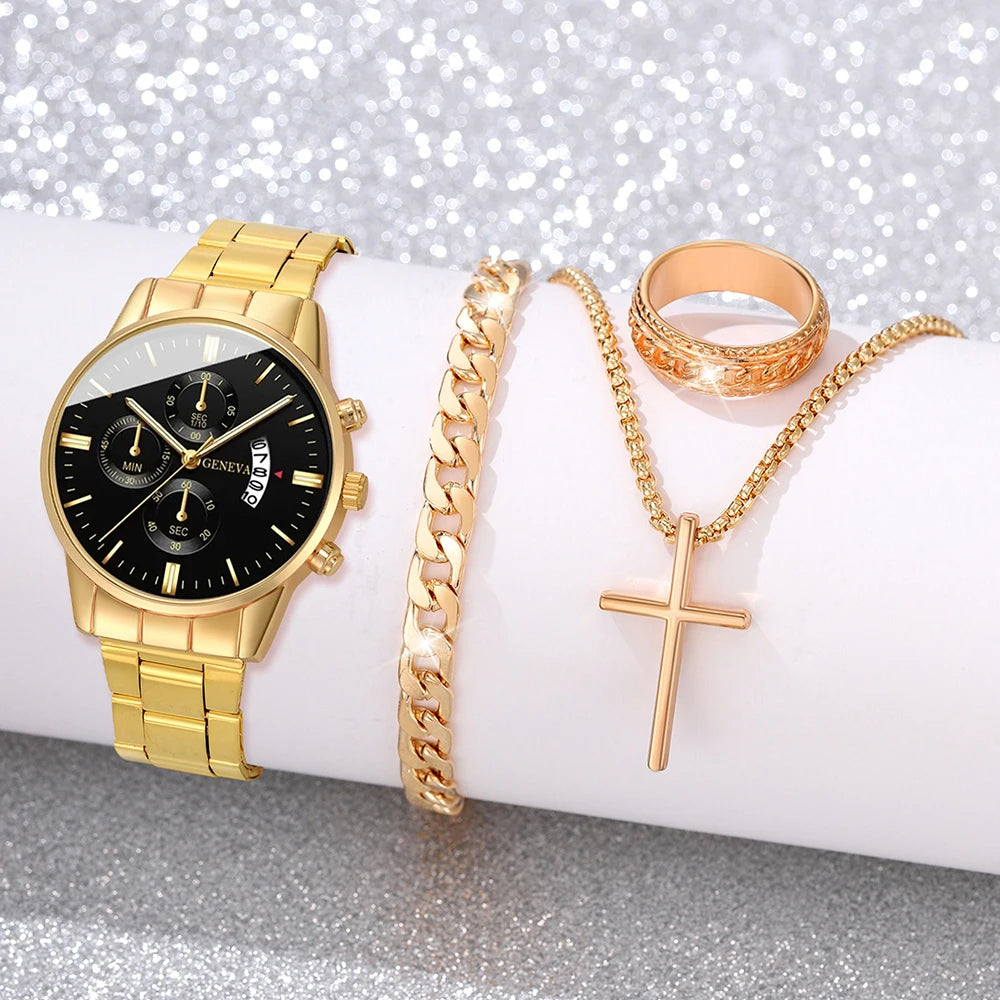 Men's luxury stainless steel wristwatch by 𝕄𝕔 𝕋𝕙𝕖 𝔹𝕝𝕒𝕔𝕜 𝔻𝕚𝕒𝕞𝕠𝕟