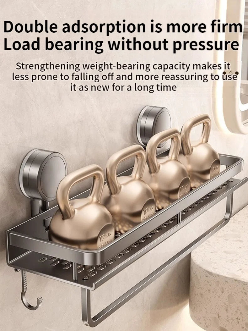 Non-drill bathroom suction cup wall shelves by ๐๐ ๐๐๐ ๐น๐๐๐๐ ๐ป๐๐๐๐ ๏ฟฝ