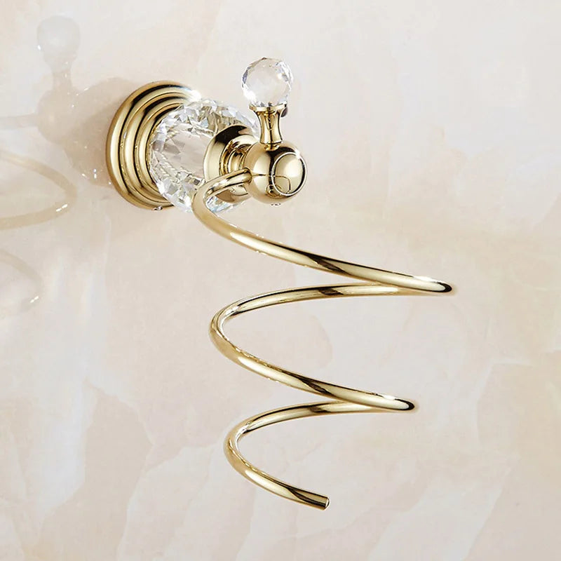 Luxury gold polished brass bathroom accessories set by 𝕄𝕔 𝕋𝕙𝕖 𝔹𝕝𝕒𝕔𝕜 𝔻𝕚𝕒𝕞𝕠𝕟