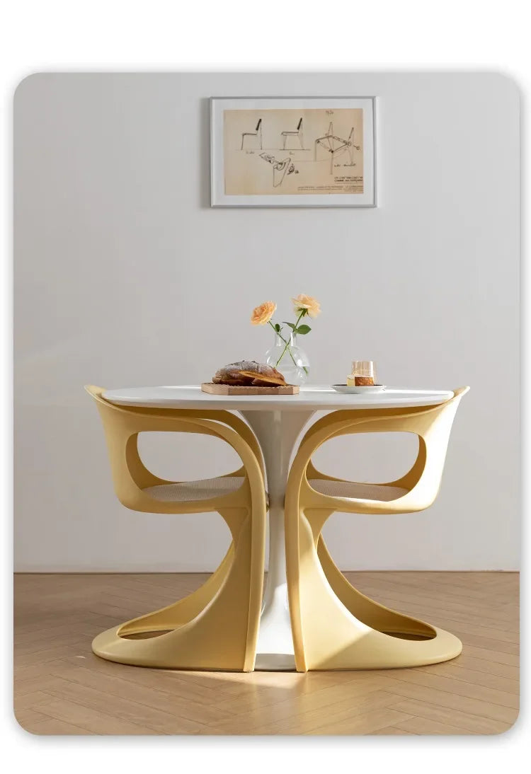 Nordic simple design art curved chair by 𝕄𝕔 𝕋𝕙𝕖 𝔹𝕝𝕒𝕔𝕜 𝔻𝕚𝕒𝕞𝕠𝕟