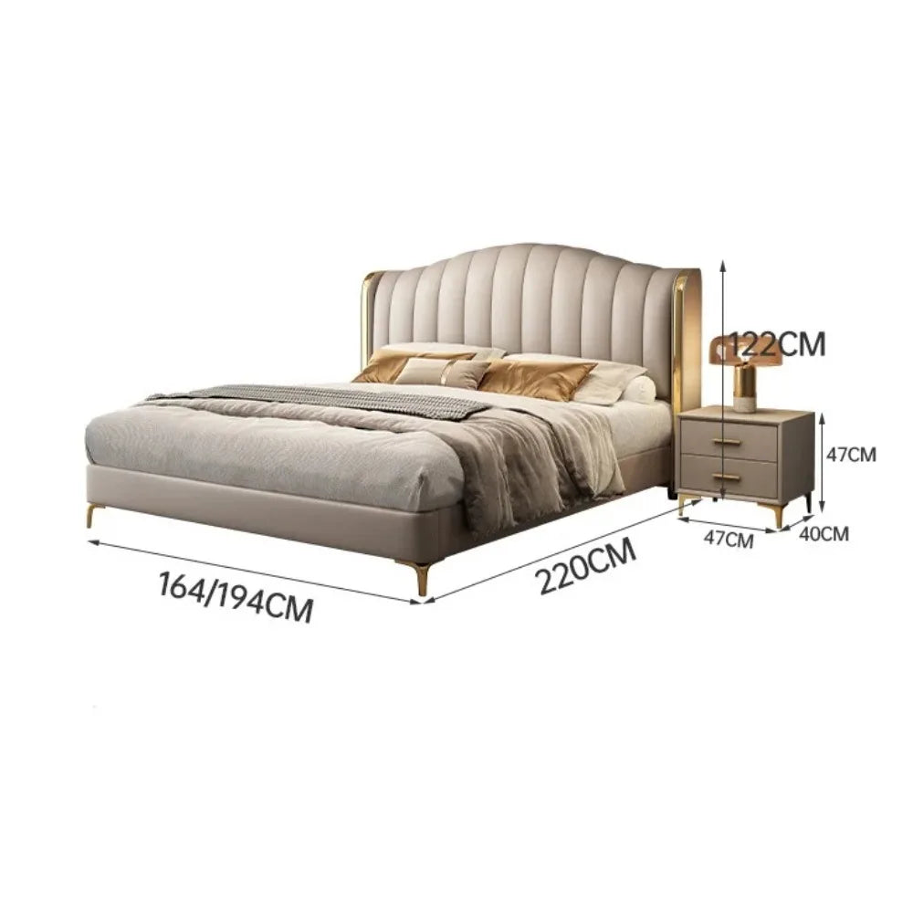 Modern king size upholstered bed frame by ๐๐ฎ ๐๐๐ ๐น๐๐๐๐ ๐ป๐๐๐๐ ๐๏ฟฝ