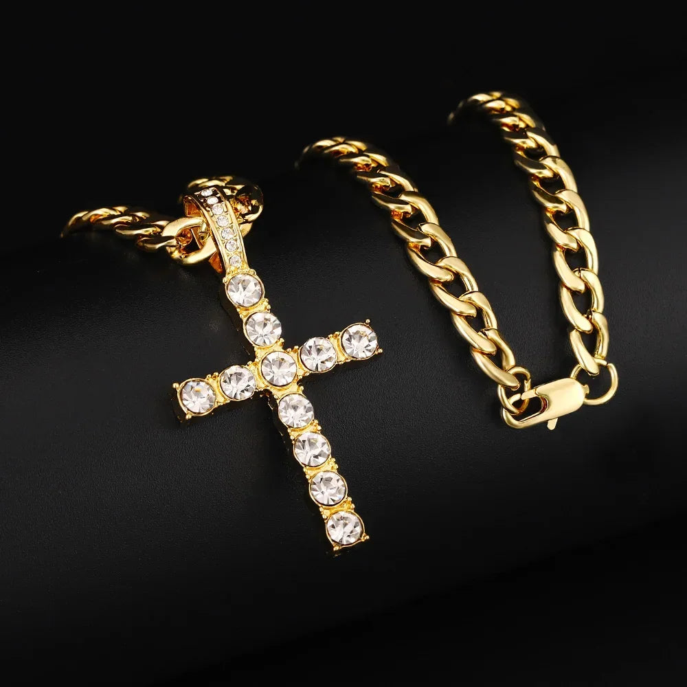 Men's 16mm Hip Hop Miami Cuban Link Chain set necklace by ๐๐ฎ ๐๐๐ ๐น๐๐๐๐ ๐ป๐๐๐