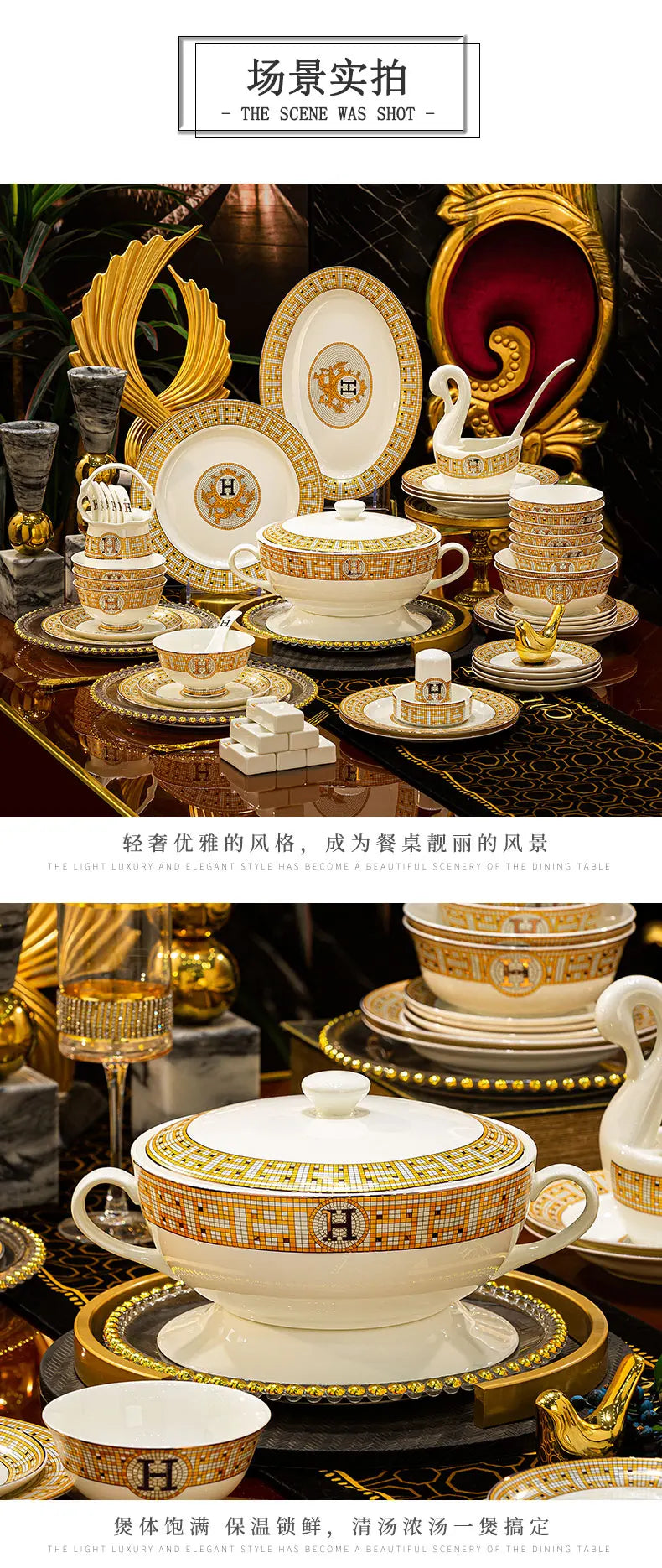 Bone China luxury dinnerware set by ๐๐ ๐๐๐ ๐น๐๐๐๐ ๐ป๐๐๐๐ ๐๏ฟฝ