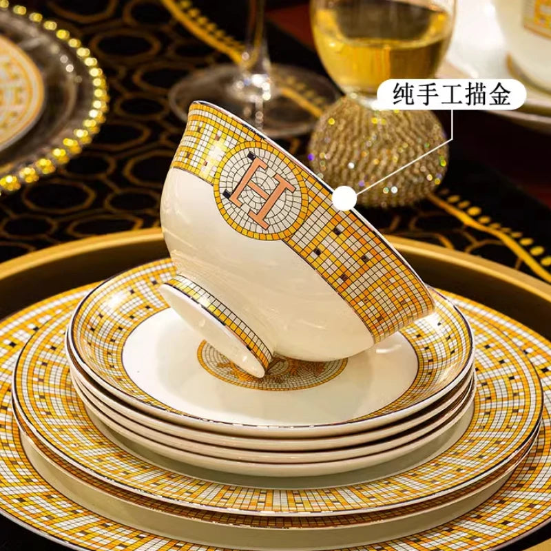 Bone China luxury dinnerware set by ๐๐ ๐๐๐ ๐น๐๐๐๐ ๐ป๐๐๐๐ ๐๏ฟฝ