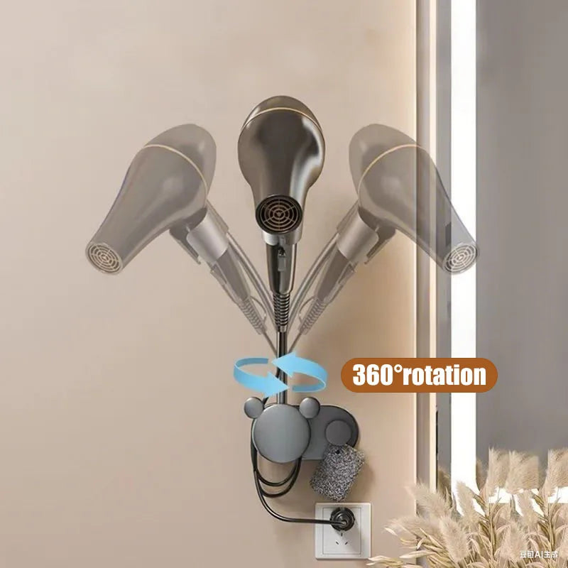 Wall-mounted hair dryer holder and bathroom shelf by ๐๐ ๐๐๐ ๐น๐๐๐๐ ๐ป๐๐๐๐ ๏ฟฝ