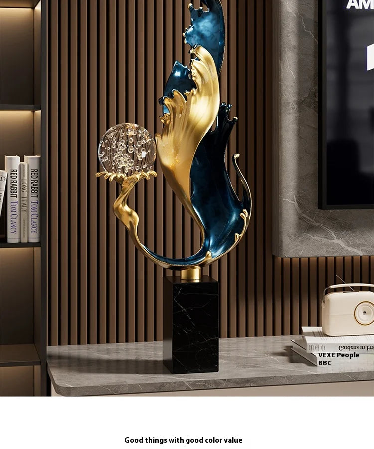 High End Atmosphere Home Accessories Metal Figurine Living Room Feng Shui Ornament Hotel Entrance Niche Office Desk Decoration - ๐๐ฎ ๐๐๐ ๐น๐๐๐๐ ๐ป๐๐๐๐ ๐๐