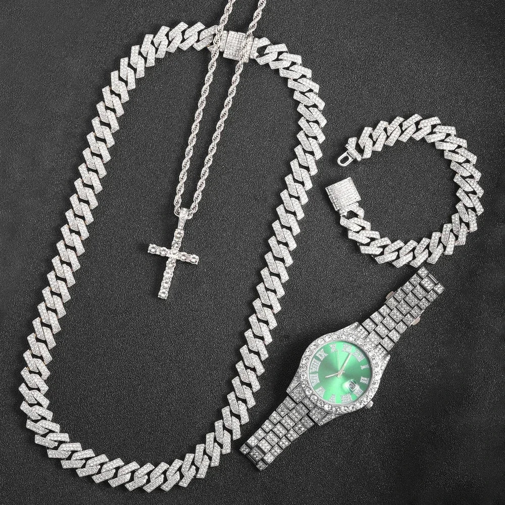 Men's 16mm Hip Hop Miami Cuban Link Chain Necklace from ๐๐ฎ ๐๐๐ ๐น๐๐๐๐ ๐ป๐๐๐๏ฟฝ