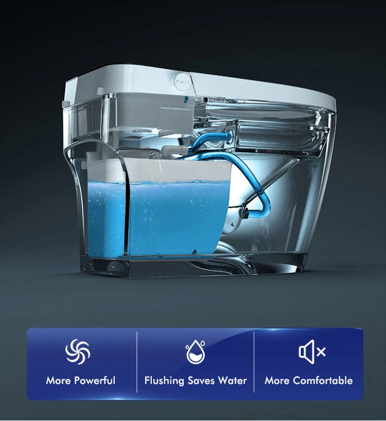 Wireless remote control intelligent bath toilet with cistern by 𝕄𝕔 𝕋𝕙𝕖 𝔹𝕝𝕒𝕔𝕜 𝔻𝕚𝕒𝕞𝕠�