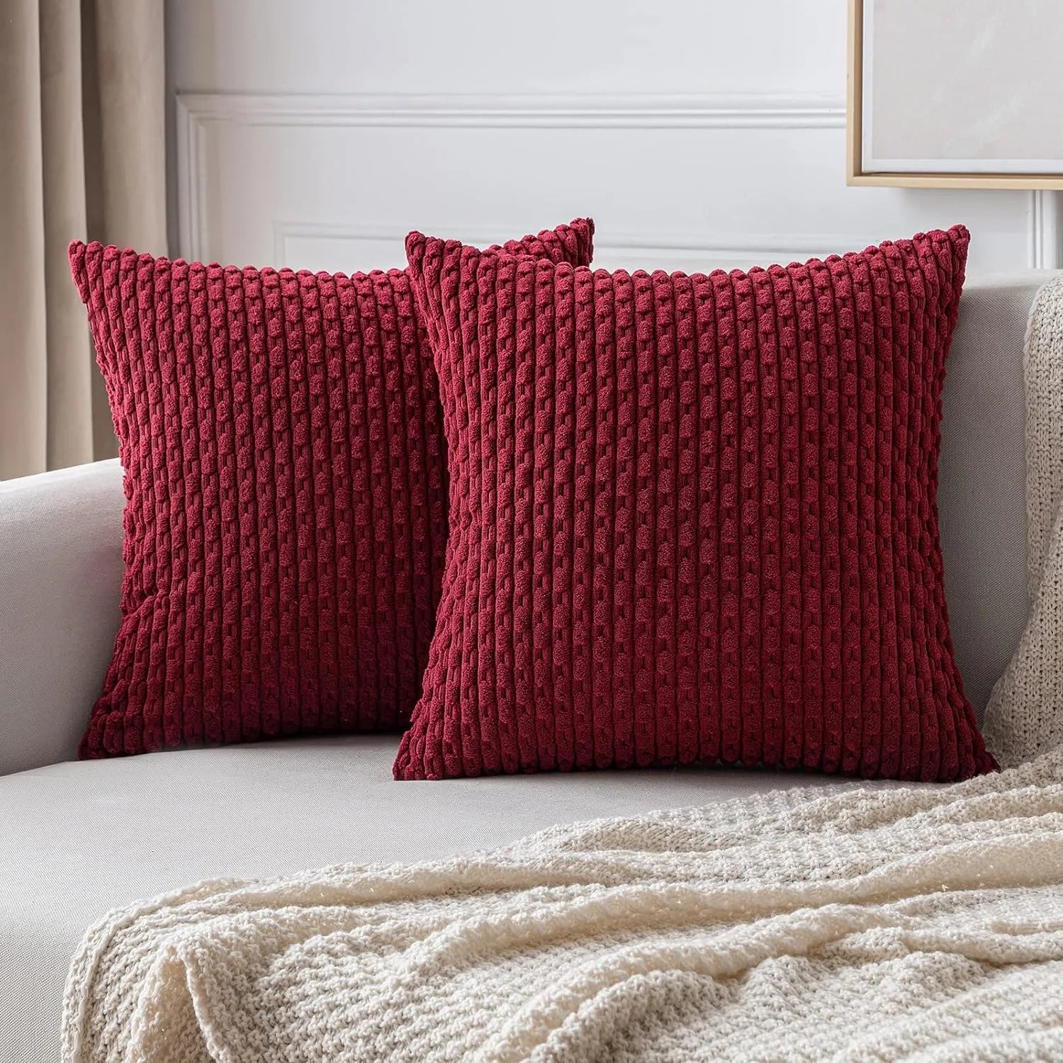 Dark green corduroy throw pillow cover from 𝕄𝕔 𝕋𝕙𝕖 𝔹𝕝𝕒𝕔𝕜 𝔻𝕚𝕒𝕞𝕠�