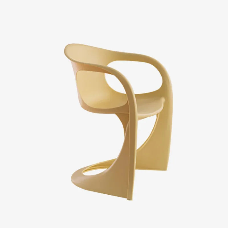 Nordic simple design art curved chair by 𝕄𝕔 𝕋𝕙𝕖 𝔹𝕝𝕒𝕔𝕜 𝔻𝕚𝕒𝕞𝕠𝕟