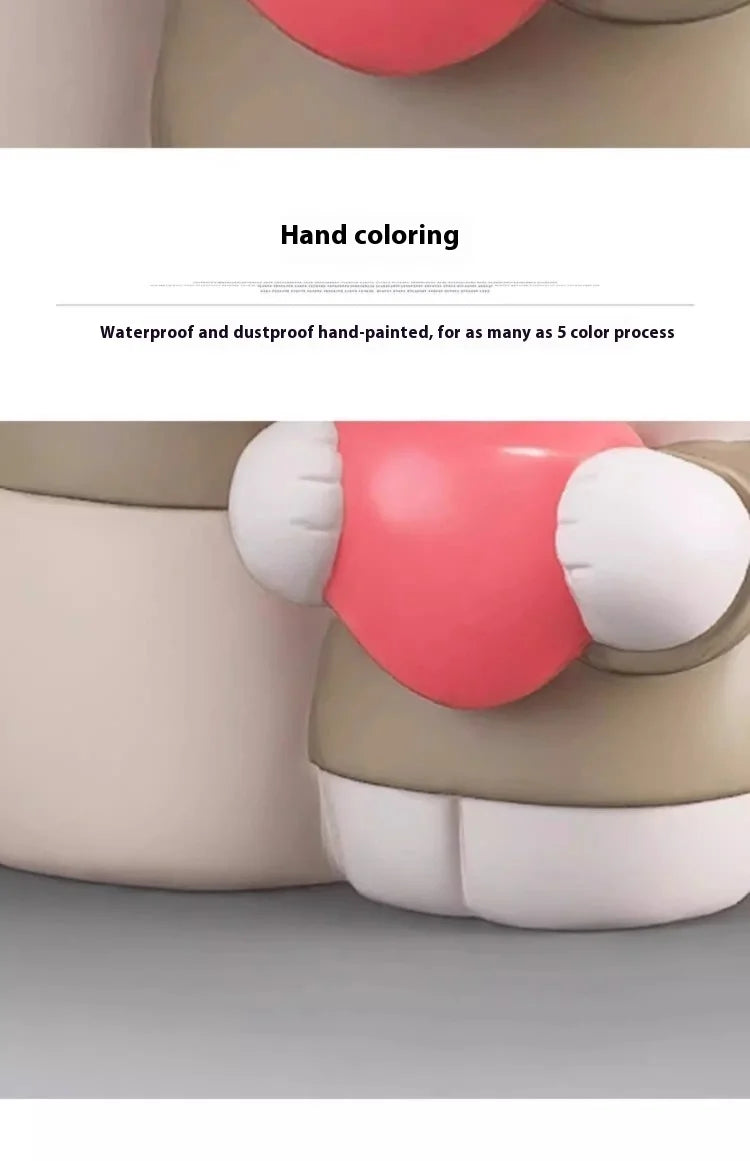Cream Style Home Decor Parent-child Bear Statue Coffee Table Creative Livingroom Sofa Side Table Bedroom Bedside Table Furniture - ๐๐ฎ ๐๐๐ ๐น๐๐๐๐ ๐ป๐๐๐๐ ๐๐