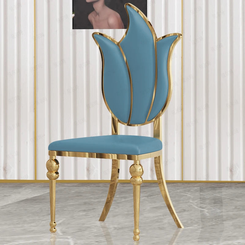 Luxury Nordic dining chair by 𝕄𝕔𝕋𝕙𝕖𝔹𝕝𝕒𝕔𝕜 𝔻𝕚𝕒𝕞𝕠𝕟𝕕, featuring