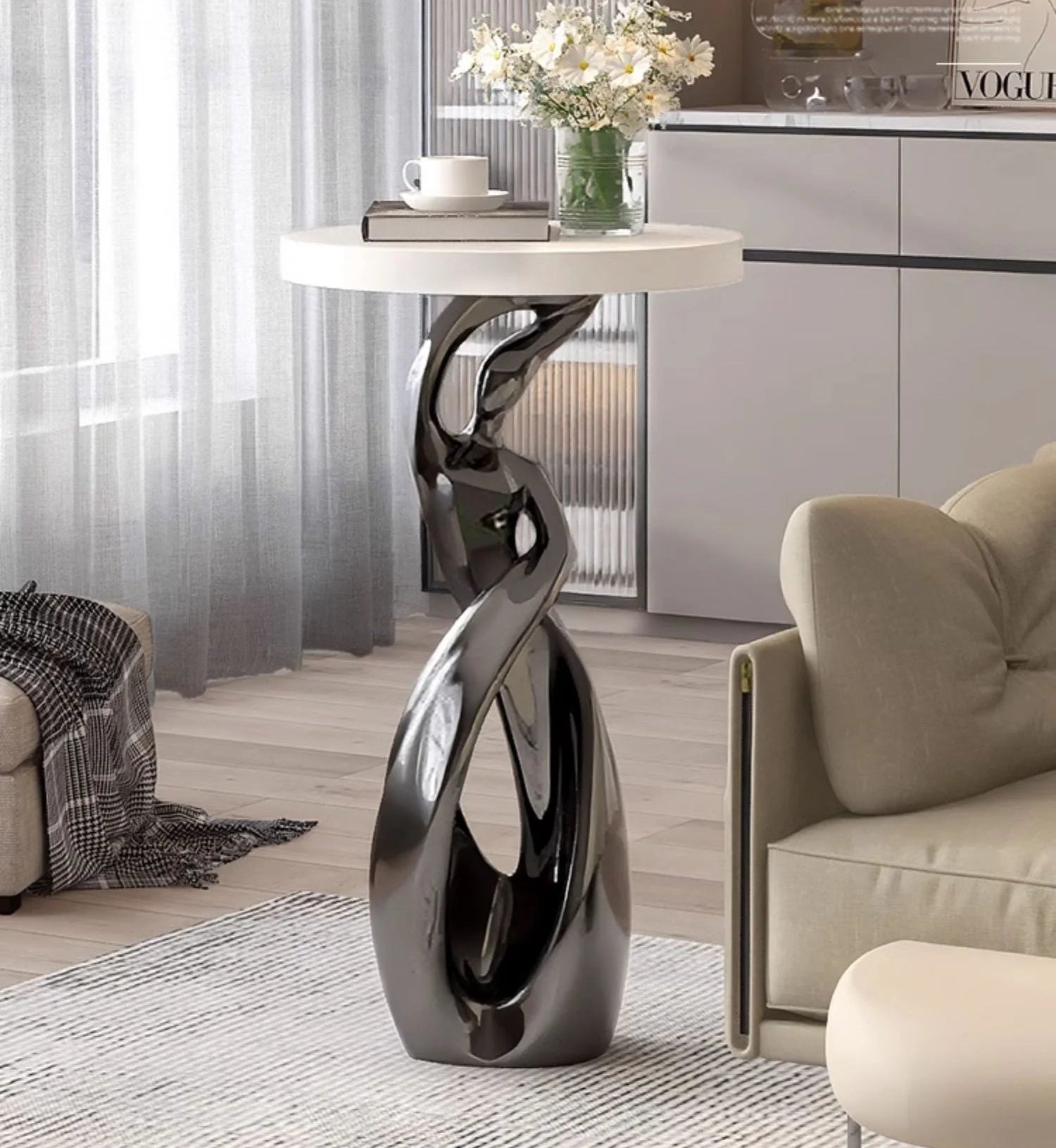 Modern Abstract Art Ornaments, Furniture, Light Luxury Living Room Coffee Table, Sofas Side Table, Corner Table, Bedside Table - ๐๐ฎ ๐๐๐ ๐น๐๐๐๐ ๐ป๐๐๐๐ ๐๐