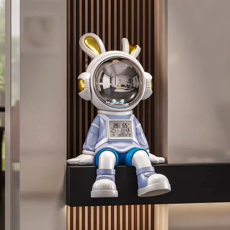 Astronaut Rabbit Sitting Desk Decoration Nordic Luxury Living Room Entrance TV Cabinet Decorative Figurines Housewarming Gift - ๐๐ฎ ๐๐๐ ๐น๐๐๐๐ ๐ป๐๐๐๐ ๐๐
