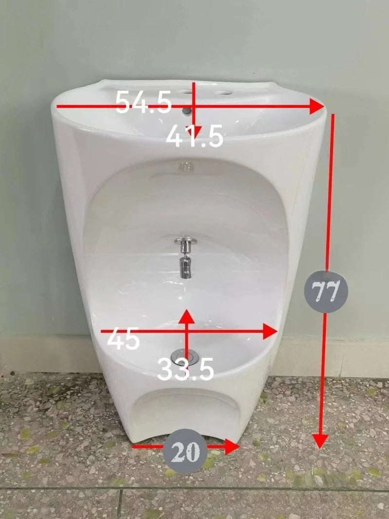 Wudu Basin Ceramic Wall Mounted Basin Floor Standing Footbath Muslim Wudu Foot Wash Basin - 𝕄𝕮 𝕋𝕙𝕖 𝔹𝕝𝕒𝕔𝕜 𝔻𝕚𝕒𝕞𝕠𝕟𝕕