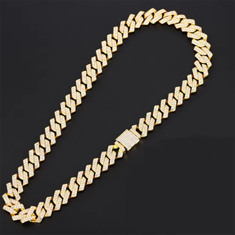 Men's 16mm Hip Hop Miami Cuban Link Chain Necklace by ๐๐ฎ ๐๐๐ ๐น๐๐๐๐ ๐ป๐๐๐๏ฟฝ