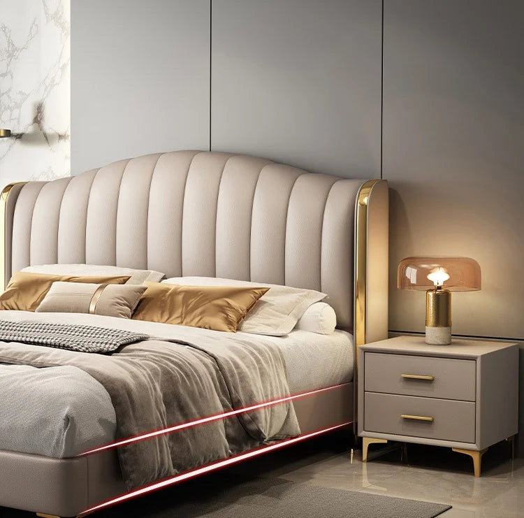 Luxury king size upholstered bed frame by ๐๐ ๐๐๐ ๐น๐๐๐๐ ๐ป๐๐๐๐ ๐๏ฟฝ