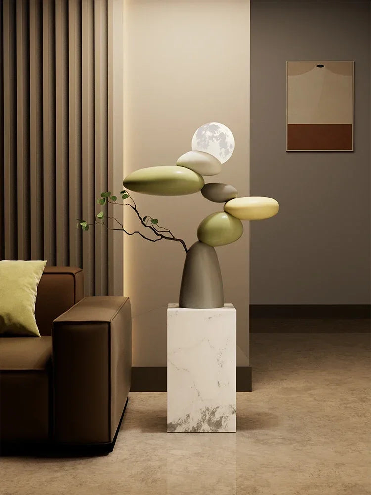 Large glowing Feng Shui stone statue by ๐๐ ๐๐๐ ๐น๐๐๐๐ ๐ป๐๐๐๐ ๐๏ฟฝ