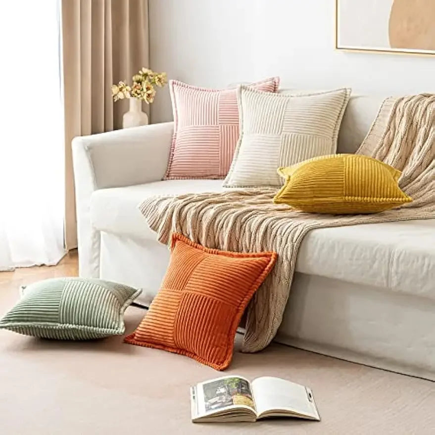 Boho striped decorative pillow cover by ๐๐ ๐๐๐ ๐น๐๐๐๐ ๐ป๐๐๐๐ ๐๏ฟฝ