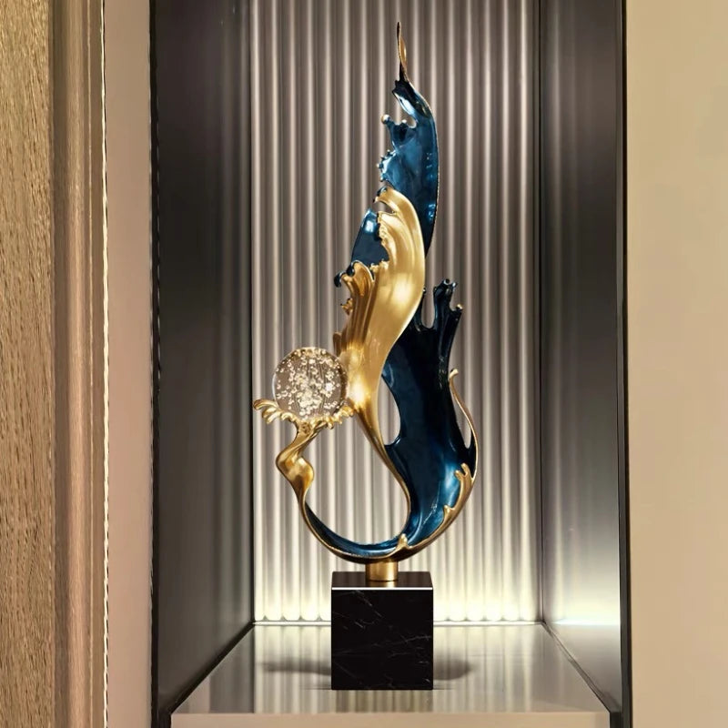 High End Atmosphere Home Accessories Metal Figurine Living Room Feng Shui Ornament Hotel Entrance Niche Office Desk Decoration - ๐๐ฎ ๐๐๐ ๐น๐๐๐๐ ๐ป๐๐๐๐ ๐๐