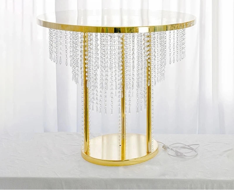 Crystal bead curtain cake table wedding decoration by 𝕄𝕔 𝕋𝕙𝕖 𝔹𝕝𝕒𝕔𝕜 𝔻𝕚𝕒𝕞𝕠𝕟