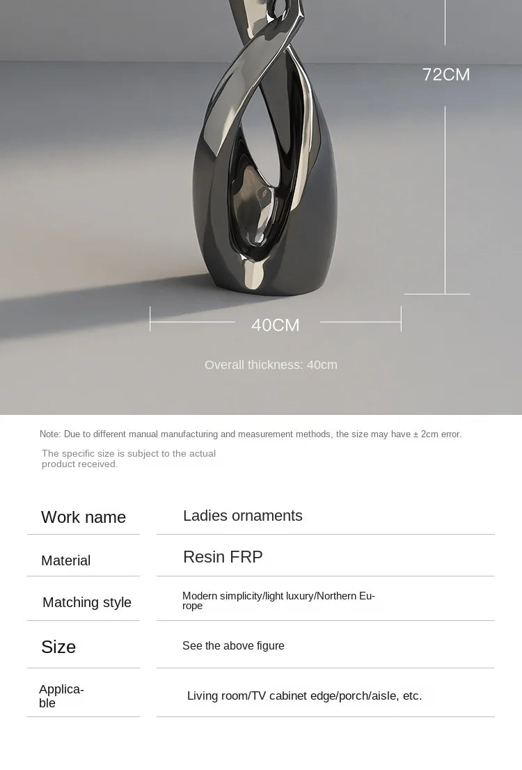 Modern Abstract Art Ornaments, Furniture, Light Luxury Living Room Coffee Table, Sofas Side Table, Corner Table, Bedside Table - ๐๐ฎ ๐๐๐ ๐น๐๐๐๐ ๐ป๐๐๐๐ ๐๐