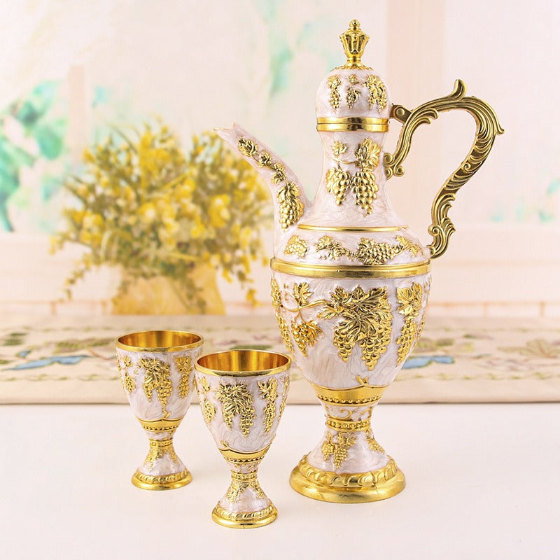 European Retro Palace wine set by 𝕄𝕔 𝕋𝕙𝕖 𝔹𝕝𝕒𝕔𝕜 𝔻𝕚𝕒𝕞𝕠𝕟�