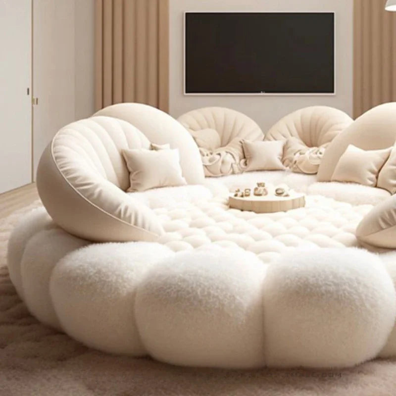 Round aesthetic platform bed by 𝕄𝕔 𝕋𝕙𝕖 𝔹𝕝𝕒𝕔𝕜 𝔻𝕚𝕒𝕞𝕠𝕟𝕕