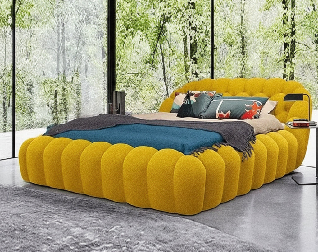 Modern black platform bed by 𝕄𝕔 𝕋𝕙𝕖 𝔹𝕝𝕒𝕔𝕜 𝔻𝕚𝕒𝕞𝕠𝕟𝕕