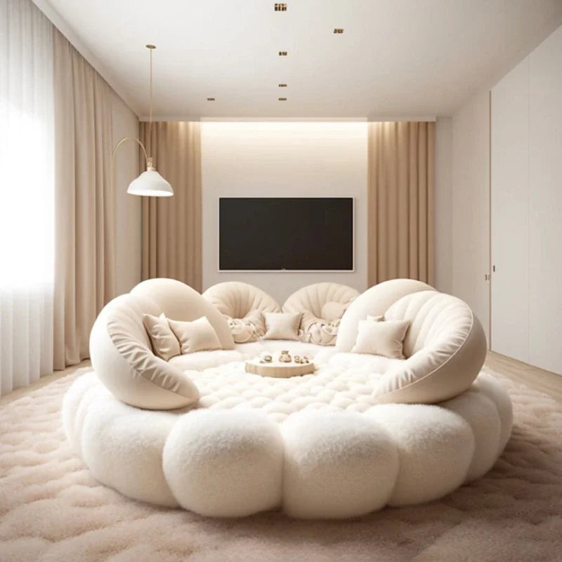 European full-size round platform bed by 𝕄𝕔 𝕋𝕙𝕖 𝔹𝕝𝕒𝕔𝕜 𝔻𝕚𝕒𝕞𝕠𝕟�