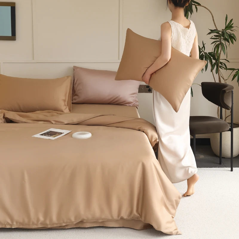 MC Collection 100% Mulberry Silk Bedding Set from 𝕄𝕮 𝕋𝕙𝕖 𝔹𝕝𝕒𝕔𝕜 𝔻𝕚𝕒𝕞𝕠