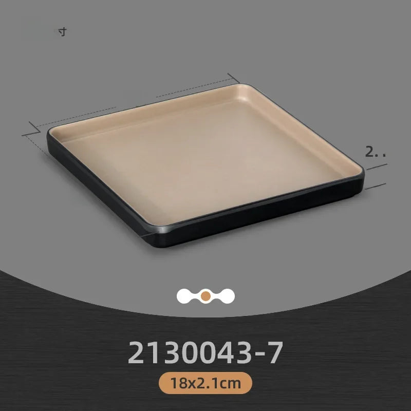 Rectangular Japanese-style melamine dinner plates by šš ššš š¹šššš š»šššš ļæ½