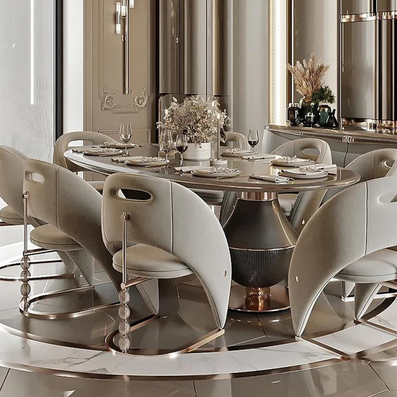 Nordic modern soft dining armchair by 𝕄𝕔 𝕋𝕙𝕖 𝔹𝕝𝕒𝕔𝕜 𝔻𝕚𝕒𝕞𝕠𝕟