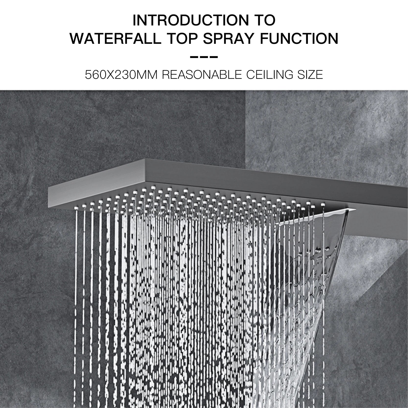 Wall-mounted luxury black brass shower system from ๐๐ ๐๐๐ ๐น๐๐๐๐ ๐ป๐๐๐๐ ๐