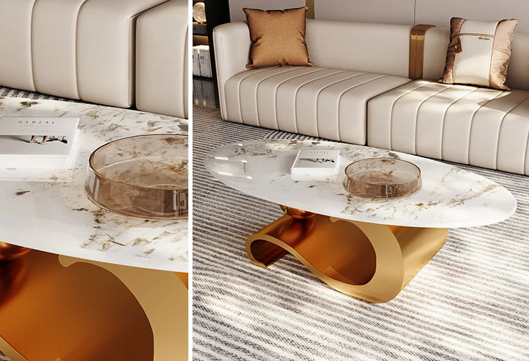 Nordic marble coffee table with black base from ๐๐ ๐๐๐ ๐น๐๐๐๐ ๐ป๐๐๐๐ ๏ฟฝ
