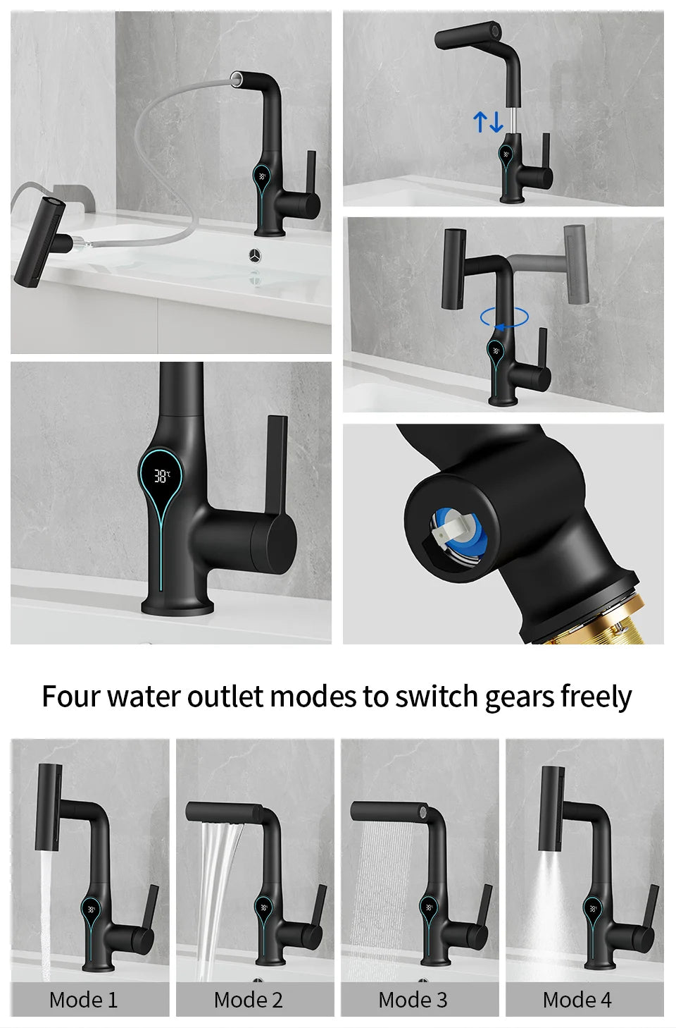 Waterfall basin faucet by 𝕄𝕔 𝕋𝕙𝕖 𝔹𝕝𝕒𝕔𝕜 𝔻𝕚𝕒𝕞𝕠𝕟𝕕