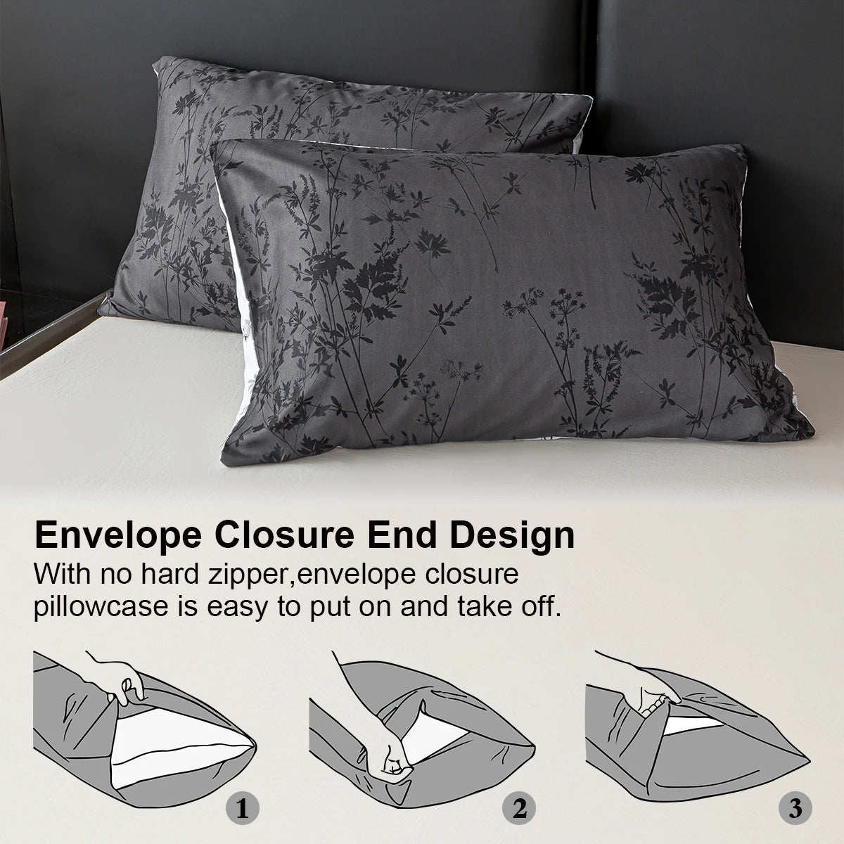 3-piece Zhusheng Kongye pattern print duvet cover set by šš ššš š¹šššš š»šššļæ½