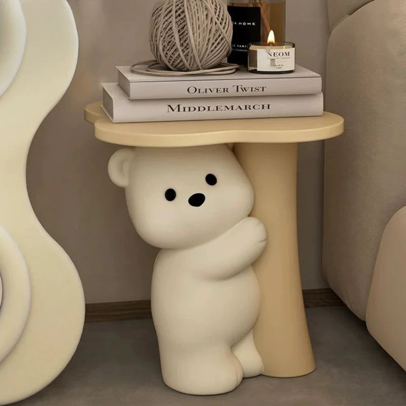 Large Cute Bear Floor Decor - Made of Polymer Material, Requires No Electricity, Perfect for Living Room, Sofa Side Table - https://mohammadcollection.com