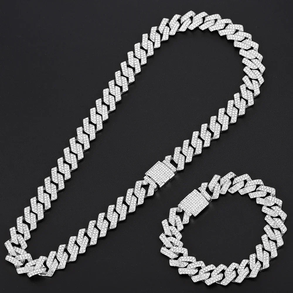 Men's 16mm Hip Hop Miami Cuban Link Chain necklace by ๐๐ฎ ๐๐๐ ๐น๐๐๐๐ ๐ป๐๐๐๏ฟฝ