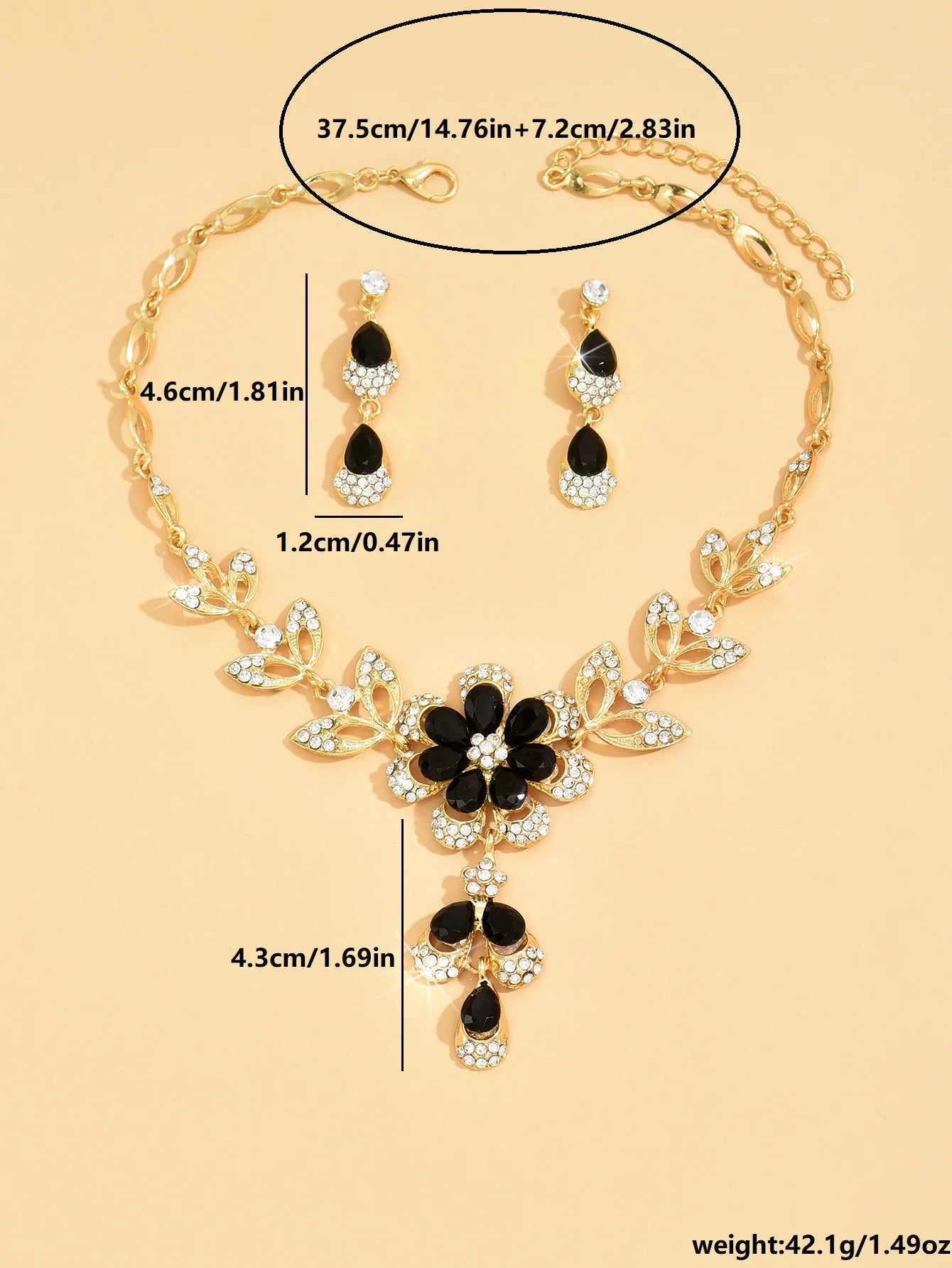 Three-piece women's fashion necklace set with versatile flower pendant designs by šš ššš š¹šššš š»šššļæ½